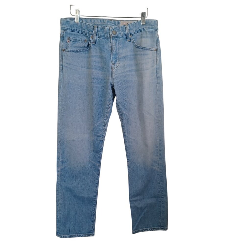 AG Jeans Adriano Goldschmied Light‎ Washed Straight Leg Denim Womens 27